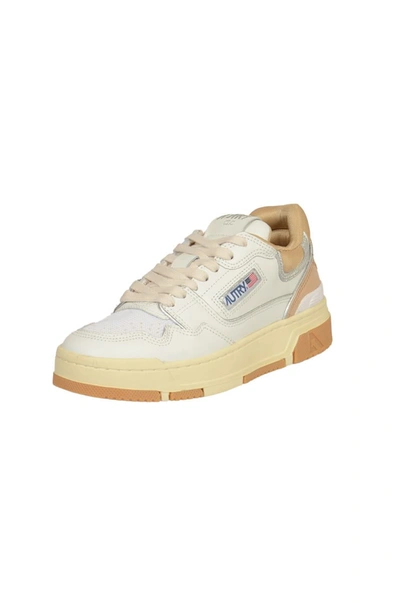 Shop Autry Sneakers In White Silv Candging