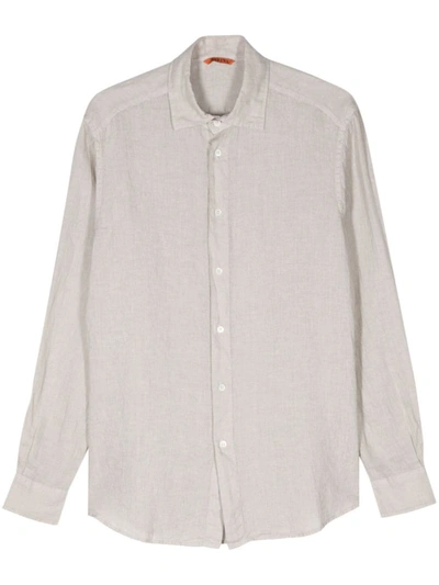 Shop Barena Venezia Barena Shirt Surian Telino Clothing In Grey