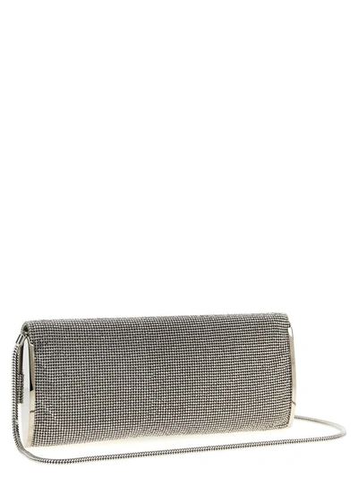 Shop Benedetta Bruzziches 'kate' Clutch In Silver