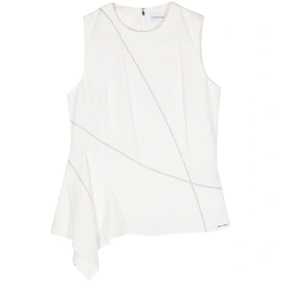 Shop Calvin Klein Tops In White