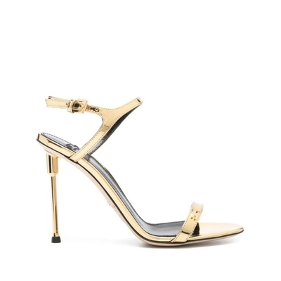 Shop Elisabetta Franchi Shoes In Gold