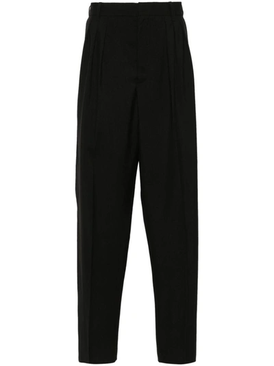 Shop Kenzo Pleated Tailored Pant Clothing In Black