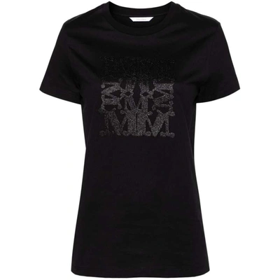 Shop Max Mara T-shirts In Black