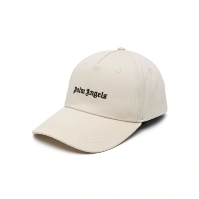 Shop Palm Angels Caps In Neutrals