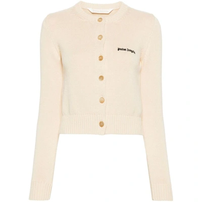 Shop Palm Angels Sweaters In Neutrals