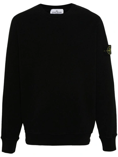 Shop Stone Island Sweatshirt Clothing In Black
