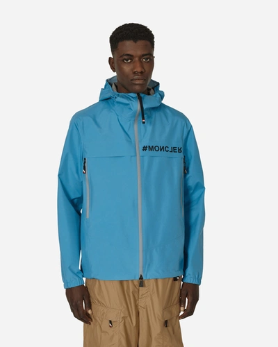 Shop Moncler Day-namic Shipton Hooded Jacket Light In Blue