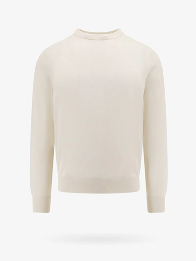 Shop Corneliani Sweater In White