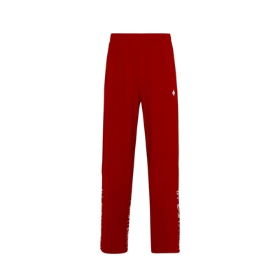 Shop Marcelo Burlon County Of Milan Track Pants In Red