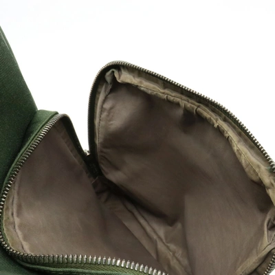 Shop Bottega Veneta Intrecciato Green Leather Shoulder Bag ()
