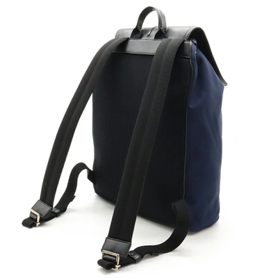Shop Dior Motion Navy Synthetic Backpack Bag ()