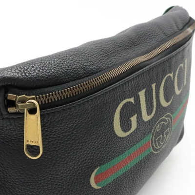 Shop Gucci Black Leather Clutch Bag ()