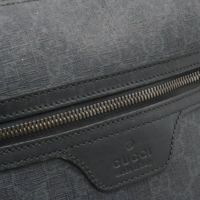 Shop Gucci Gg Plus Black Canvas Shoulder Bag ()