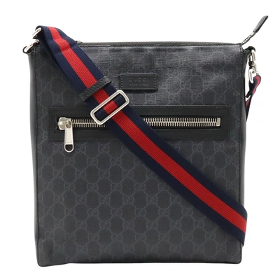 Shop Gucci Ophidia Grey Canvas Shopper Bag ()