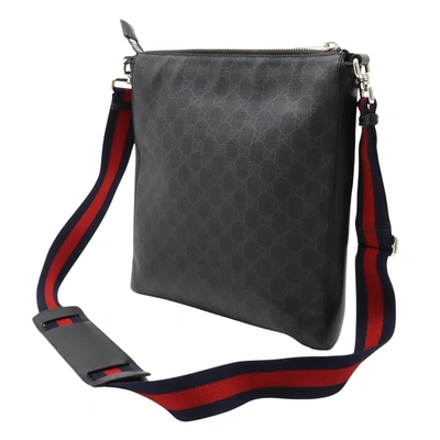 Shop Gucci Ophidia Grey Canvas Shopper Bag ()