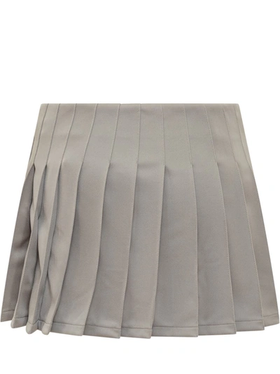Shop Ambush Back Track Skirt In Grey