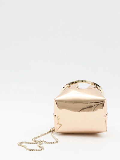 Shop Jimmy Choo Bon Bon Mini Bag In Gold