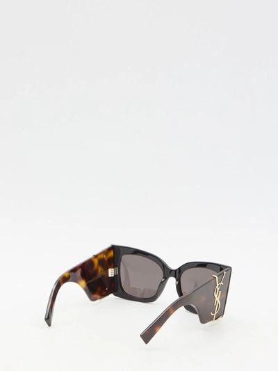 Shop Saint Laurent Sl M119 Blaze Sunglasses