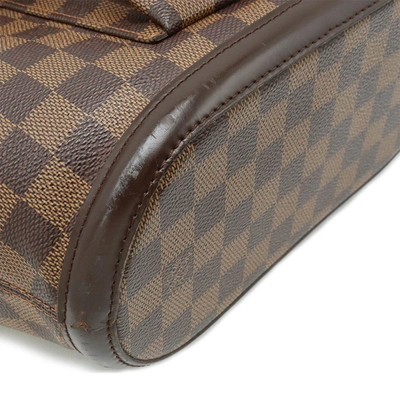 Pre-owned Louis Vuitton Manosque Brown Canvas Shoulder Bag ()