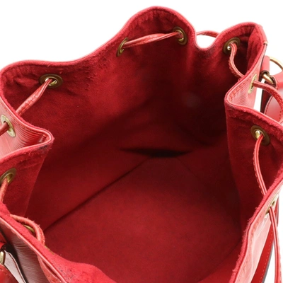 Pre-owned Louis Vuitton Noe Red Leather Shoulder Bag ()
