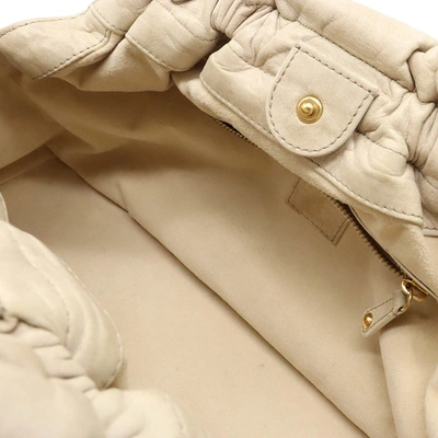 Pre-owned Louis Vuitton Olympe Ecru Canvas Shopper Bag ()