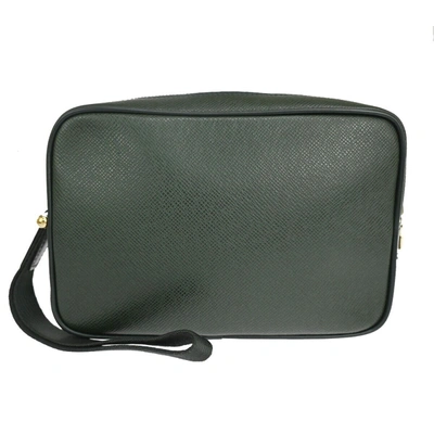 Pre-owned Louis Vuitton Pochette Black Canvas Clutch Bag ()