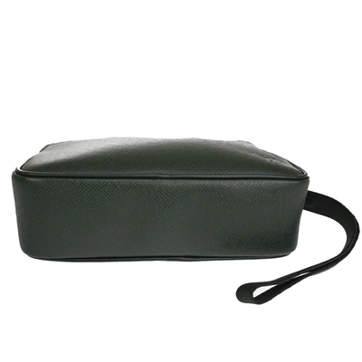 Pre-owned Louis Vuitton Pochette Black Canvas Clutch Bag ()