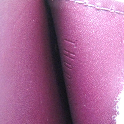 Pre-owned Louis Vuitton Porte Monnaie Coeur Purple Canvas Wallet  ()