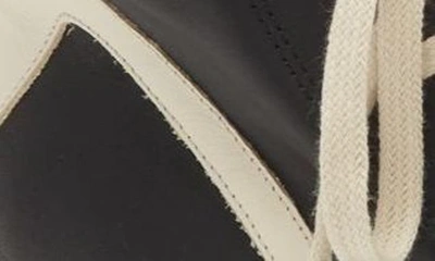 Shop Rick Owens Geobasket Mega Bumper High Top Sneaker In Black/ Milk/ Milk