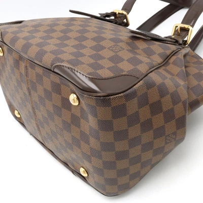 Pre-owned Louis Vuitton Verona Brown Canvas Tote Bag ()