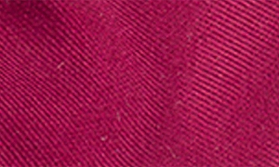 Alexandre De Paris Silk Twill Bow Scrunchie In Burgundy