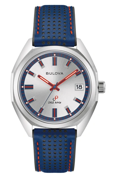 Shop Bulova Jet Star 1973 Bracelet Watch, 40mm In Silverone