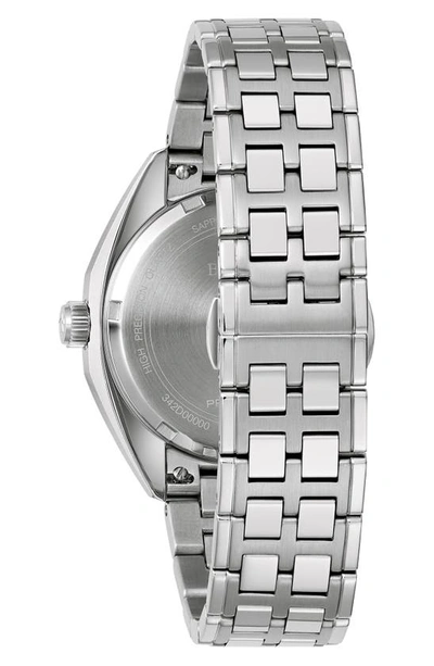 Bulova Men's Classic Jet Star Stainless Steel Bracelet Watch 40mm Gift Set In Silverone