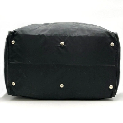 Shop Prada Tessuto Black Synthetic Travel Bag ()