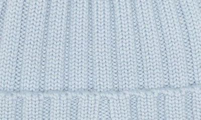 Moncler Beanie With Logo In Blue