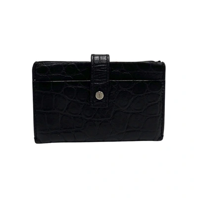 Shop Saint Laurent Black Leather Wallet  ()
