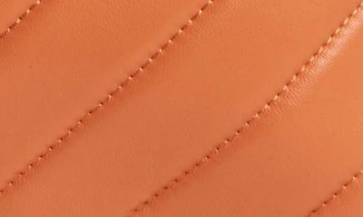 Shop Kurt Geiger Kensington Quilted Leather Convertible Shoulder Bag In Rust/ Copper
