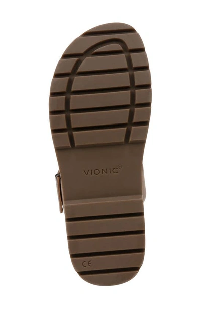 Shop Vionic Torrance Platform Sandal In Taupe