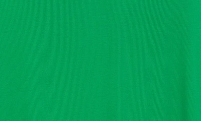 Shop Becca Mykonos Semisheer Ribbed Cover-up Maxi Dress In Verde