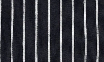 Shop Bosswear Kids' Mini Me Stripe Cotton Polo In Navy