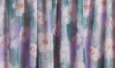 Astr The Label Floral Print Ruched Maxi Dress In Green Lavender Floral