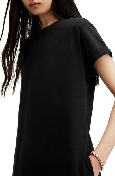 Shop Allsaints Anna T-shirt Maxi Dress In Black