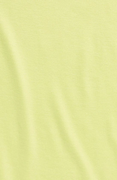 Shop Freshman Kids' Ruched T-shirt In Lime