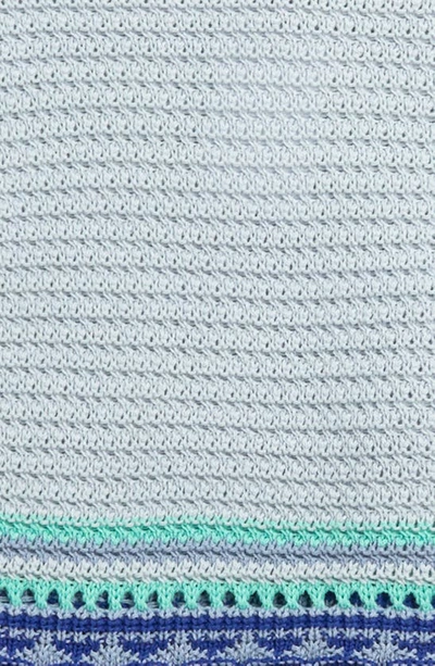 Freshman Kids' Open Stitch Sweater & Skirt Set In Blue Sky