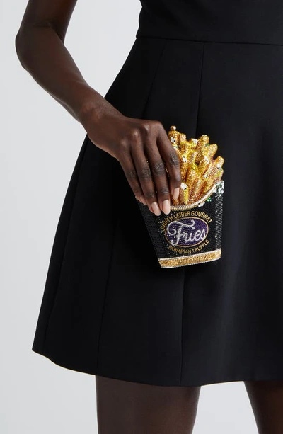 Judith Leiber Truffle French Fries Clutch Bag In Champagne Jet Multi ModeSens