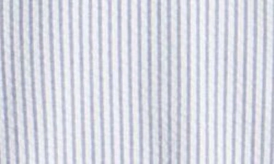 Shop Brooks Brothers Out Harrington Seersucker Jacket In Blue/ Ivory Stripe