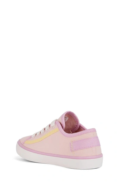 Shop Geox Kids' Gisli Sneaker In Med Pink