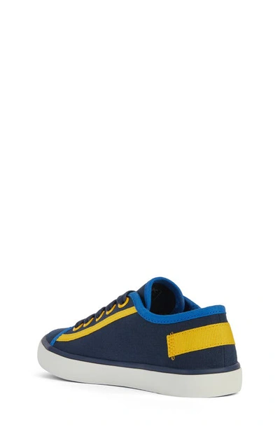 Shop Geox Kids' Gisli Sneaker In Blu Azure