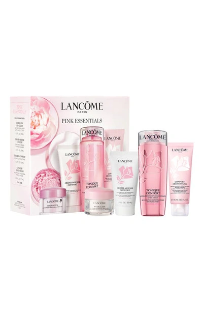 Shop Lancôme Essential Care 4-piece Hydrating Skin Gift Set (limited Edition) $86 Value