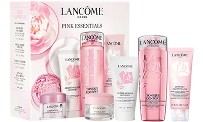 Shop Lancôme Essential Care 4-piece Hydrating Skin Gift Set (limited Edition) $86 Value